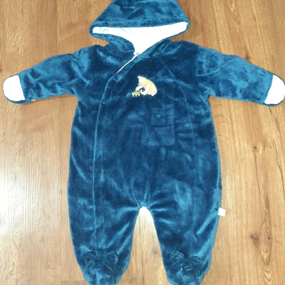 Disney Winnie The Pooh Infant Coat 3 mo Color: Blue | - Picture 1 of 6